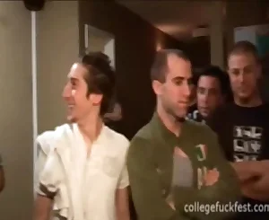 Coed mega-bitch ravaging as others witness at frat soiree