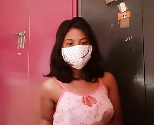 Indian chick breasts rubdown by Herself