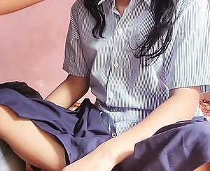 School chick kavita deep-throats smallish boy hard-on of teacher and gets ripped up by him